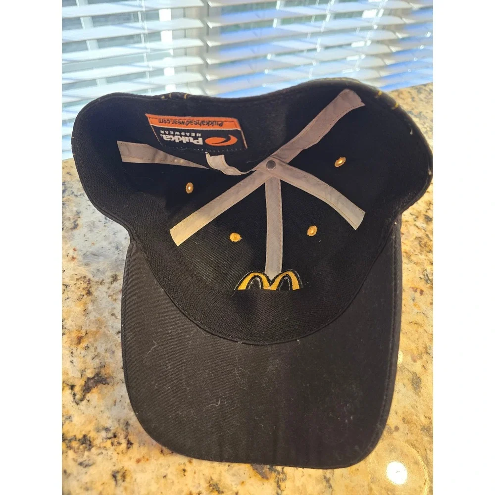 NASCAR Chip Ganassi Racing McDonalds Hat‎ Black Yellow Pukka Headwear Cap Mens